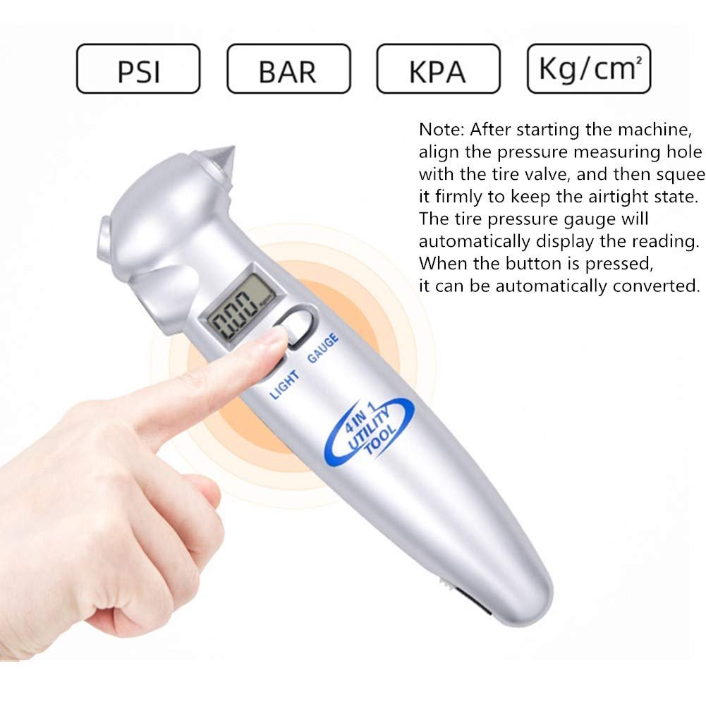 digitális keréknyomás mérő 4in1 digitális keréknyomás mérő 4in1