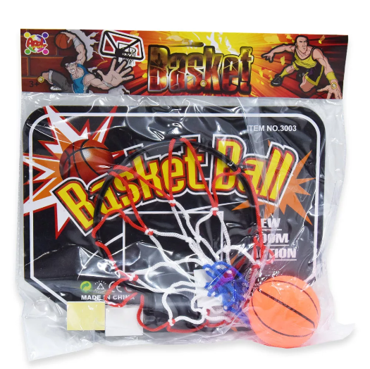 mini fekete kosárlabda szett, 1 db labdával mini fekete kosárlabda szett, 1 db labdával