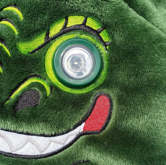 sárkány plüss köpeny gyerekeknek, világító szemmel sárkány plüss köpeny gyerekeknek, világító szemmel