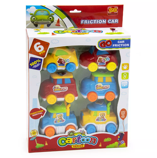 6 darabos kisautó szett 6 darabos kisautó szett