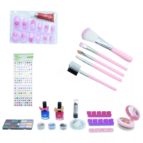 gyermek smink és körmös készlet kagyló alakú kistáskával gyermek smink és körmös készlet kagyló alakú kistáskával