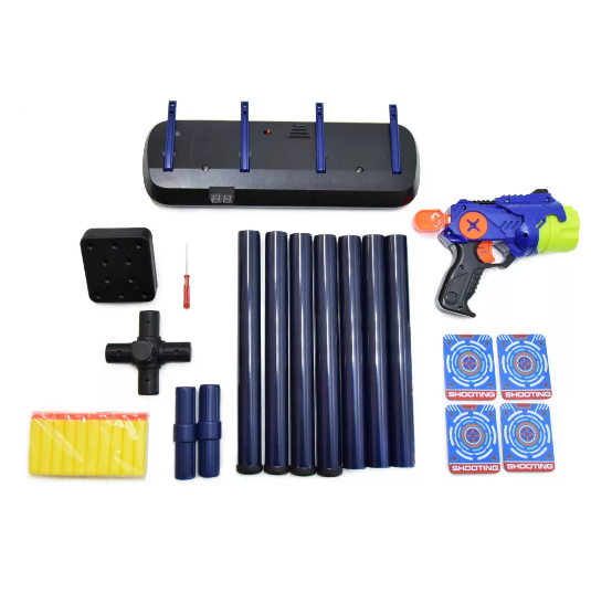 4 részes céltábla eredményjelzővel és játék fegyverrel 4 részes céltábla eredményjelzővel és játék fegyverrel