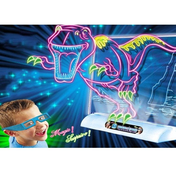 mágikus világító rajztábla 3d szemüveggel mágikus világító rajztábla 3d szemüveggel
