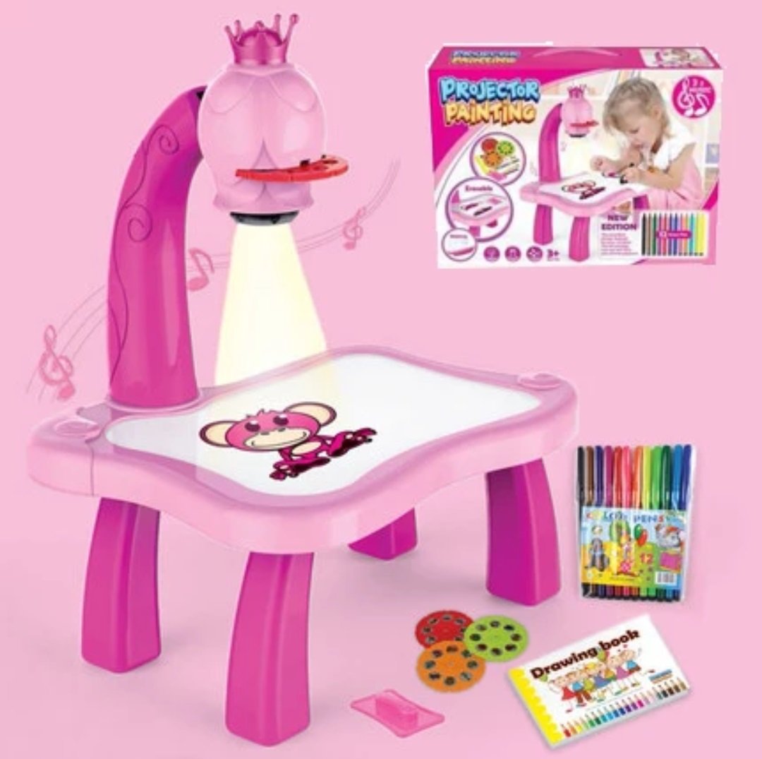 projektoros rajzasztal gyerekeknek 3 db slide, 12 db filctoll, 24 db minta projektoros rajzasztal gyerekeknek 3 db slide, 12 db filctoll, 24 db minta