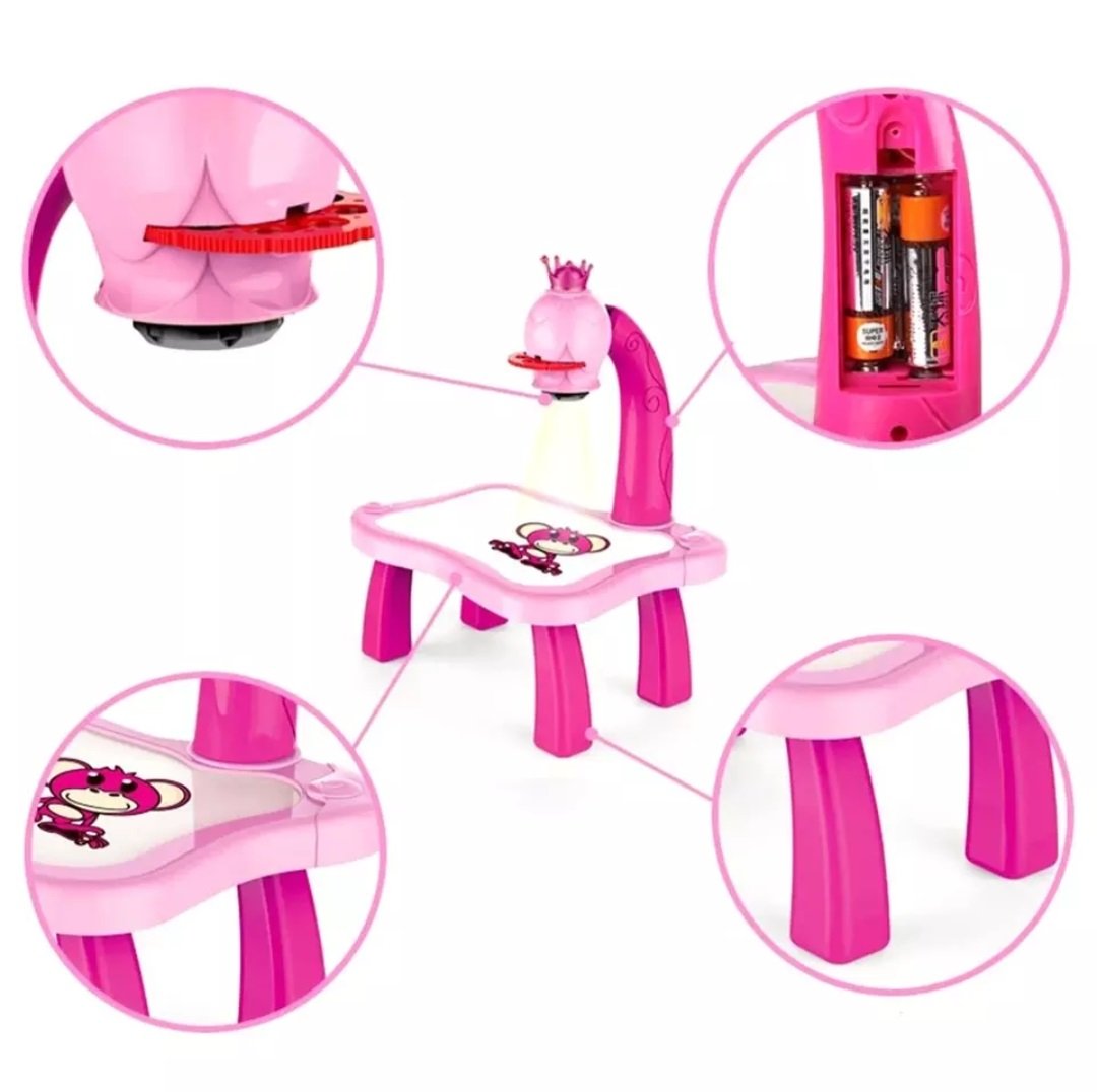 projektoros rajzasztal gyerekeknek 3 db slide, 12 db filctoll, 24 db minta projektoros rajzasztal gyerekeknek 3 db slide, 12 db filctoll, 24 db minta