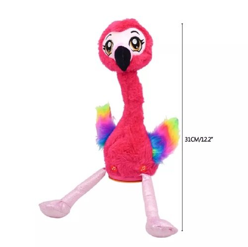 flamingo magic toy interaktív plüssjáték visszabeszél, énekel és táncol flamingo magic toy interaktív plüssjáték visszabeszél, énekel és táncol