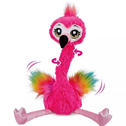flamingo magic toy interaktív plüssjáték visszabeszél, énekel és táncol flamingo magic toy interaktív plüssjáték visszabeszél, énekel és táncol