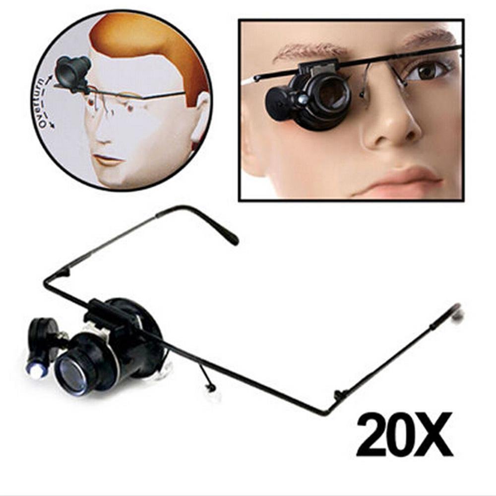 szemÜvegÜveg tÍpusÚ vizsgÁlÓ, javÍtÓ nagyÍtÓ magnifier led 20x light szemÜvegÜveg tÍpusÚ vizsgÁlÓ, javÍtÓ nagyÍtÓ magnifier led 20x light