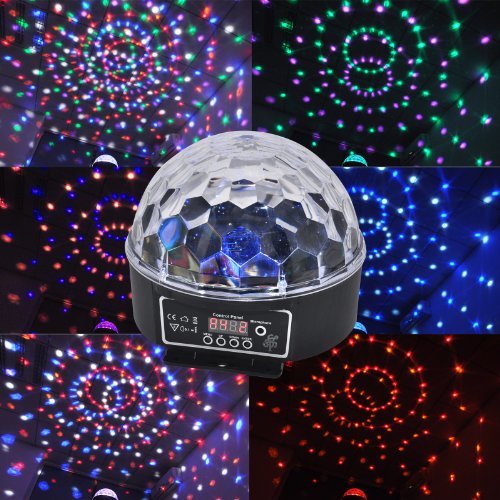 disco fény led magic ball light 18w 24w mp3 zenelejátszó, távirányítóval disco fény led magic ball light 18w 24w mp3 zenelejátszó, távirányítóval