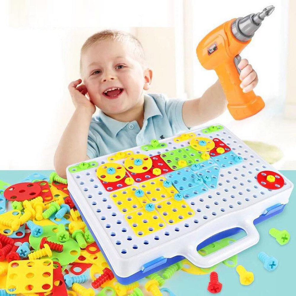 kreatív csavaros építőkészlet csavarhúzóval 205 részes kreatív csavaros építőkészlet csavarhúzóval 205 részes