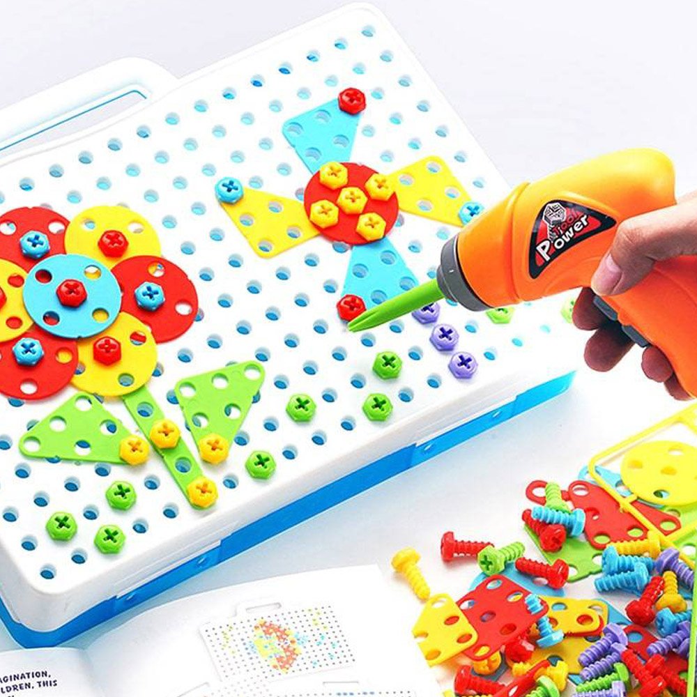 kreatív csavaros építőkészlet csavarhúzóval 205 részes kreatív csavaros építőkészlet csavarhúzóval 205 részes