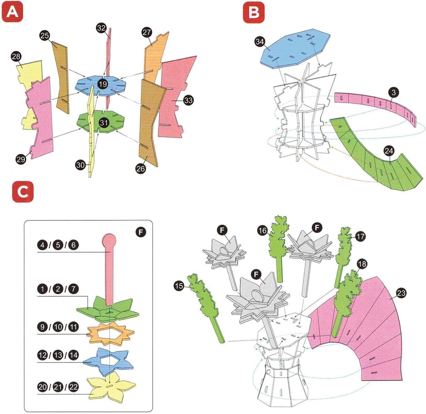3d virágos kirakós csokor 10 filctollal, színező graffiti csokorfestés 3d virágos kirakós csokor 10 filctollal, színező graffiti csokorfestés