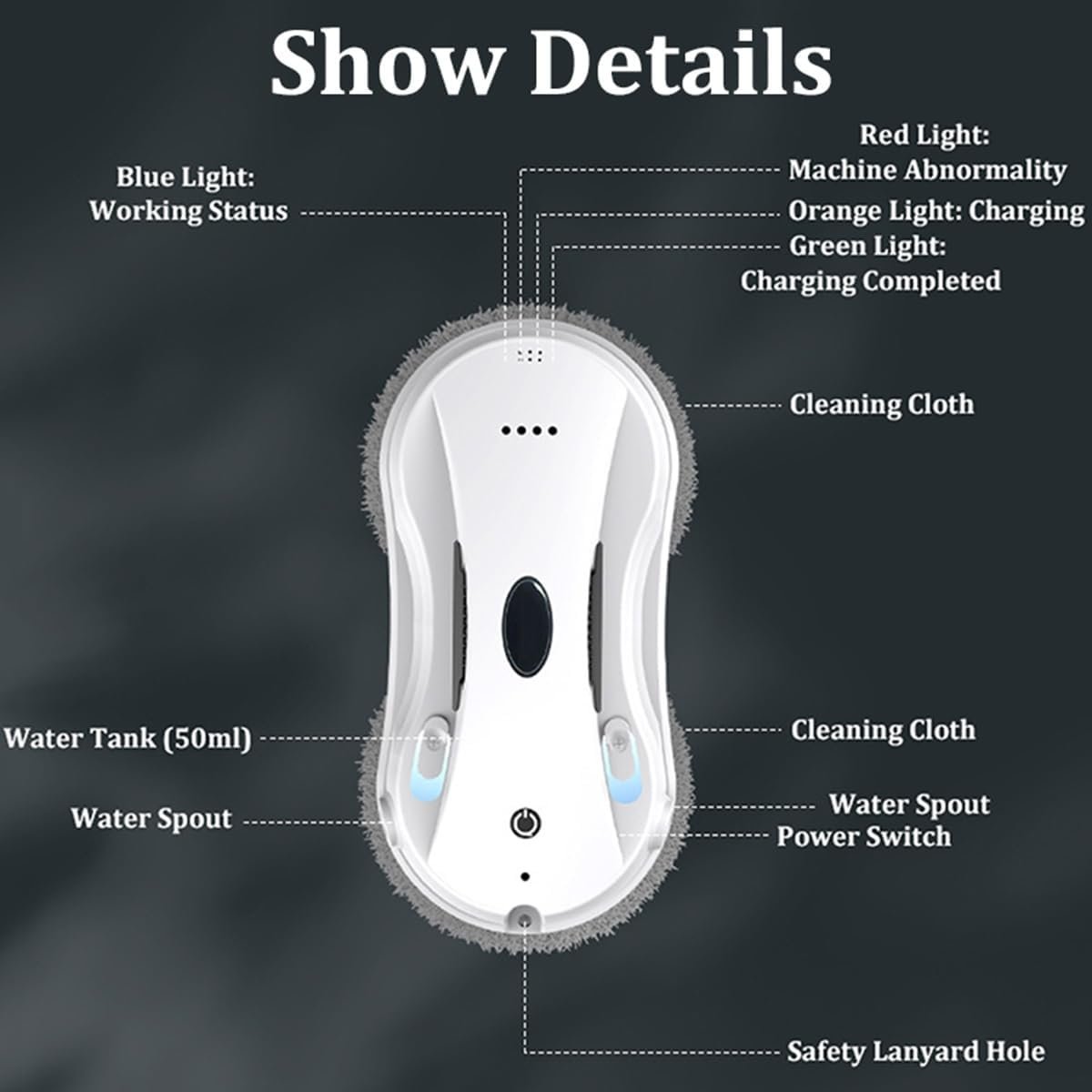 ablaktisztító robot intelligens teljesen automatikus vízpermetes ablaktisztító robot intelligens teljesen automatikus vízpermetes