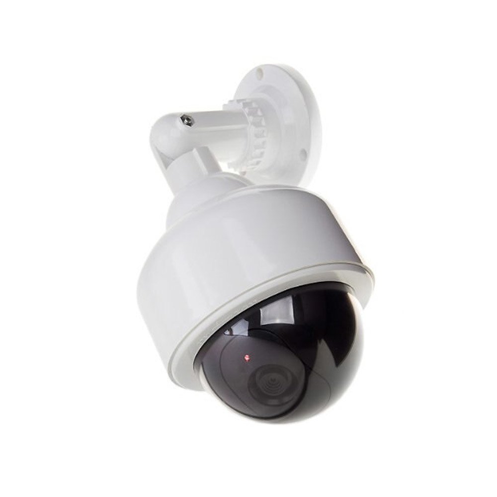 Élethű falra szerelhető álkamera / Ál dómkamera villogó leddel Élethű falra szerelhető álkamera / Ál dómkamera villogó leddel