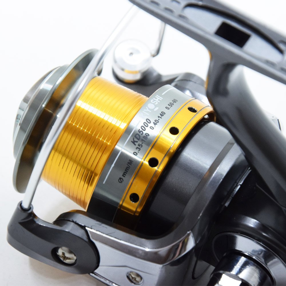 kiyoshi kd5000 univerzális nyeletőfékes orsó / 13 csapágyas horgászorsó pótdobbal kiyoshi kd5000 univerzális nyeletőfékes orsó / 13 csapágyas horgászorsó pótdobbal
