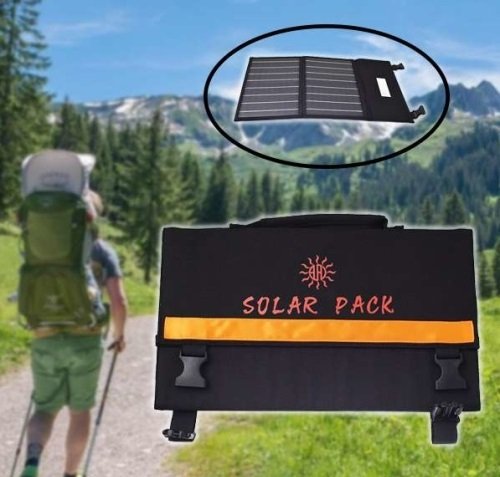 Összecsukható napelem panel / solar pack napelemes töltő Összecsukható napelem panel / solar pack napelemes töltő