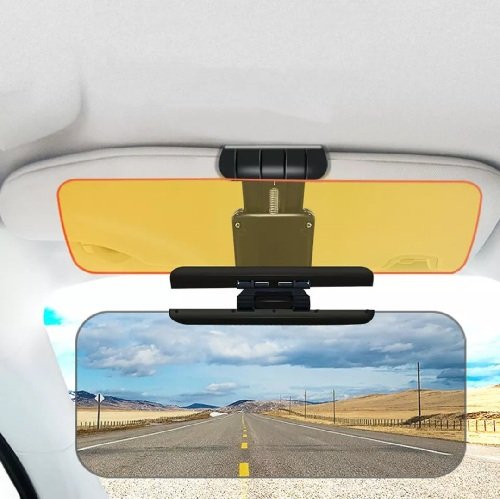 nagy autós fényszűrő napellenzőre csíptethető éjjeli és nappali szűrővel nagy autós fényszűrő napellenzőre csíptethető éjjeli és nappali szűrővel