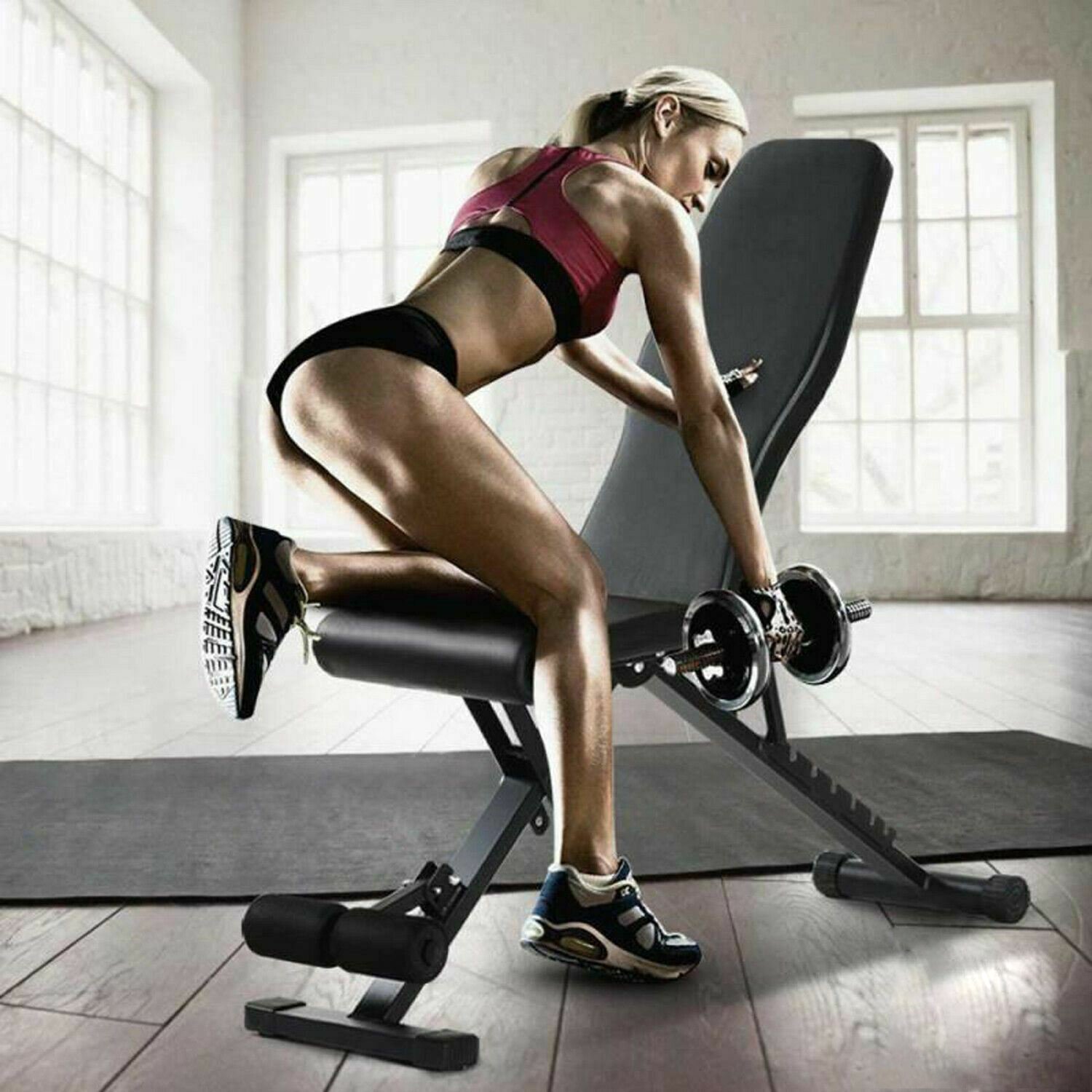 robiflex Állítható fekve nyomó evező pad robiflex Állítható fekve nyomó evező pad