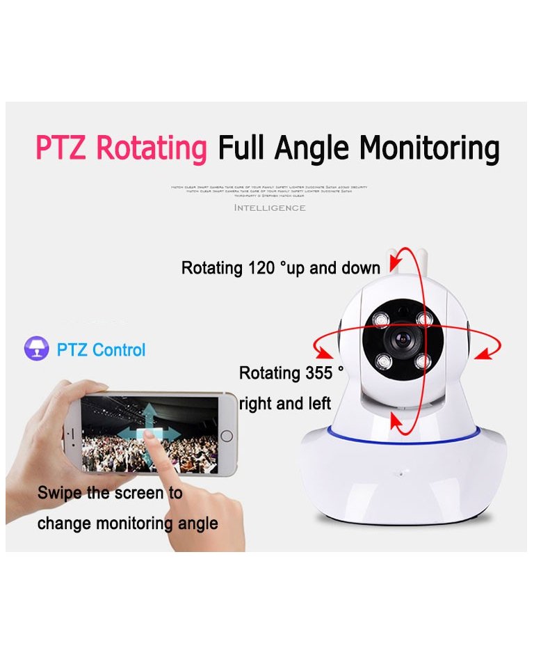 ip camera wifi forgatható,éjjellátó, mobiltelefon intelligens hálózati kamera 2 antenna ip camera wifi forgatható,éjjellátó, mobiltelefon intelligens hálózati kamera 2 antenna