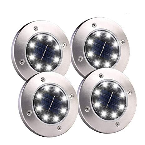 disk light 4 db napelemes, leszúrható 8 led es kerti lámpa disk light 4 db napelemes, leszúrható 8 led es kerti lámpa