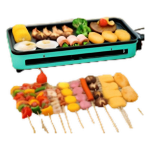 asztali elektromos grill sütőlappal és ráccsal, 1500w