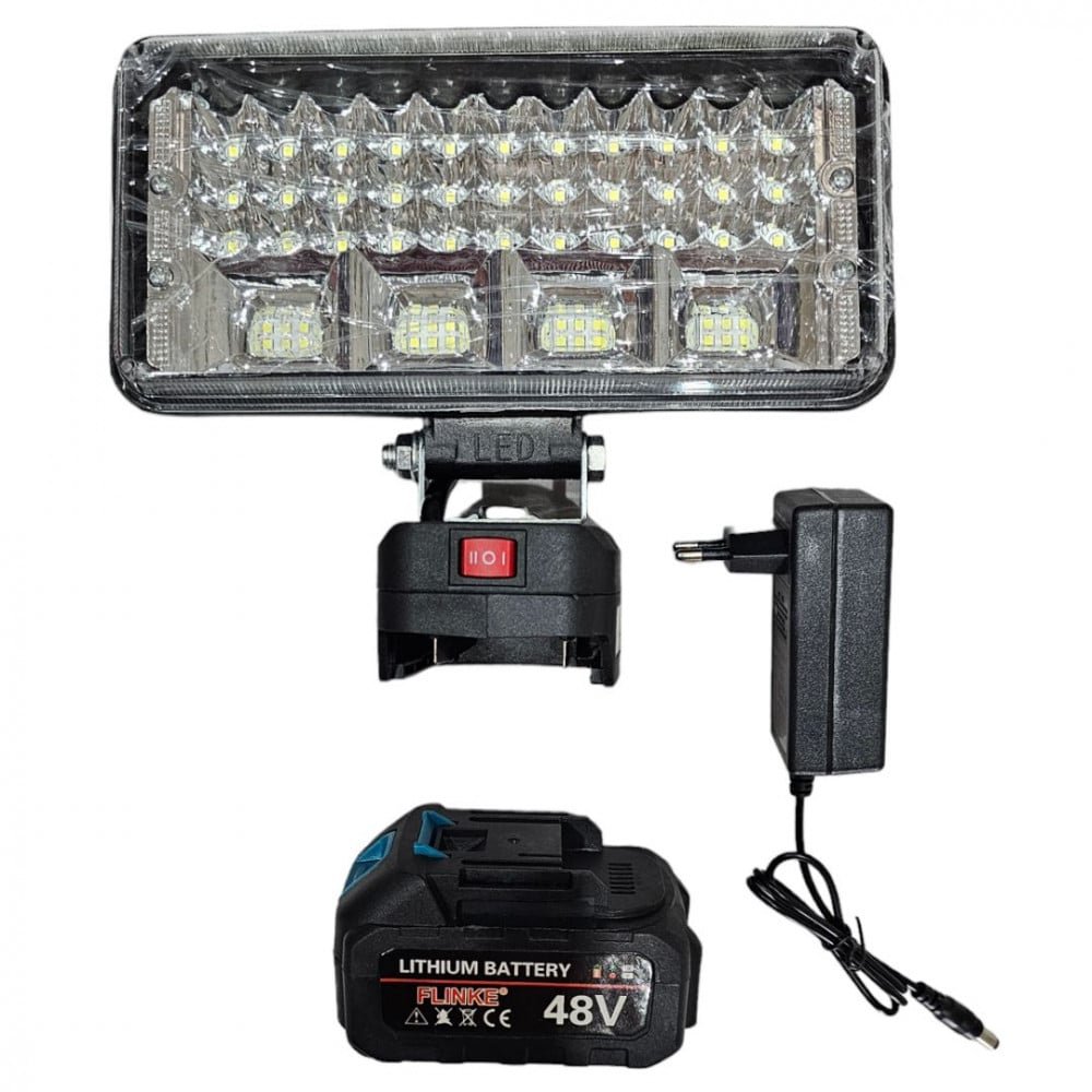 akkumulátoros munkalámpa, 84 led es, 48v fk lam 07 akkumulátoros munkalámpa, 84 led es, 48v fk lam 07
