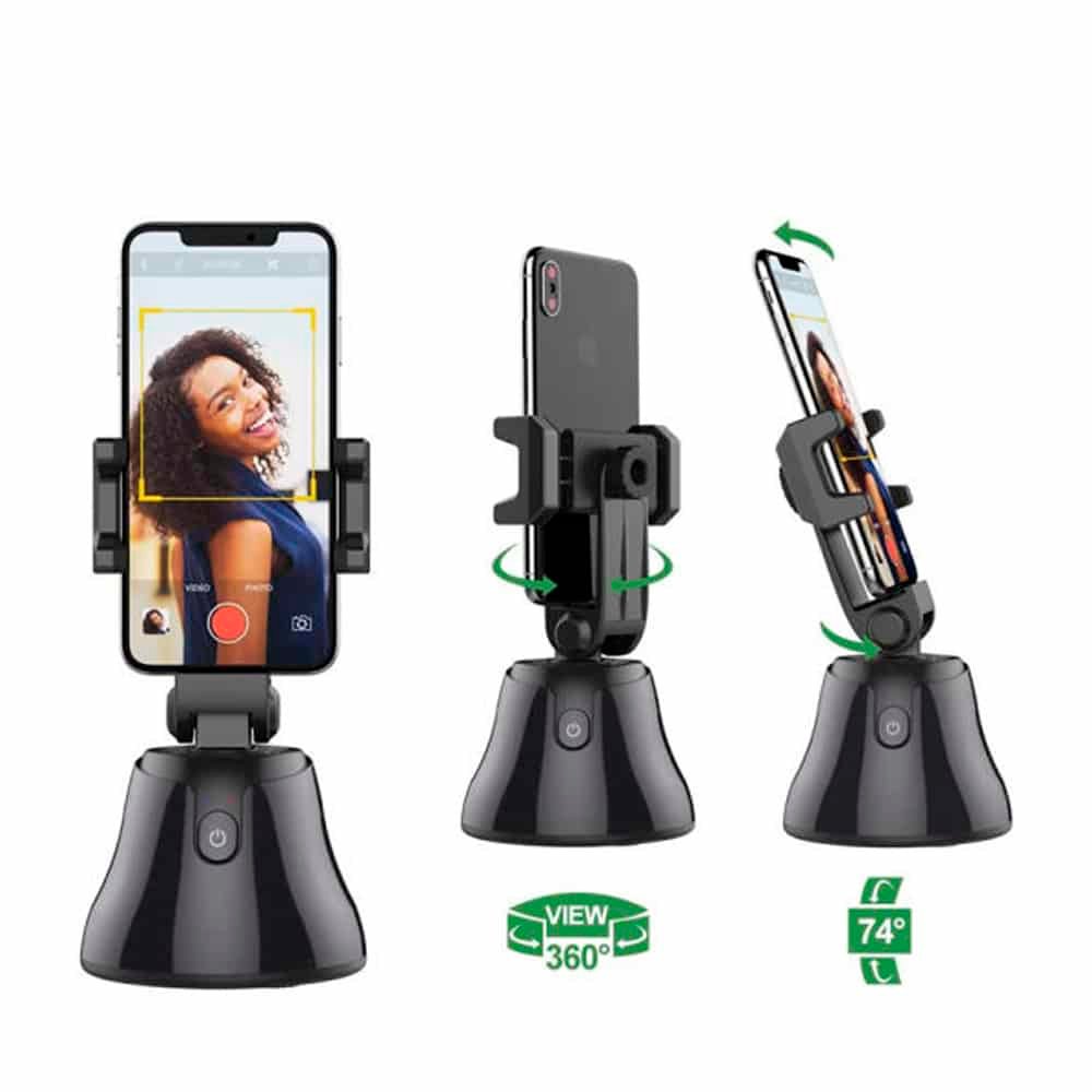 intelligens robot kameraman, 360° os mozgáskövető telefontartó intelligens robot kameraman, 360° os mozgáskövető telefontartó