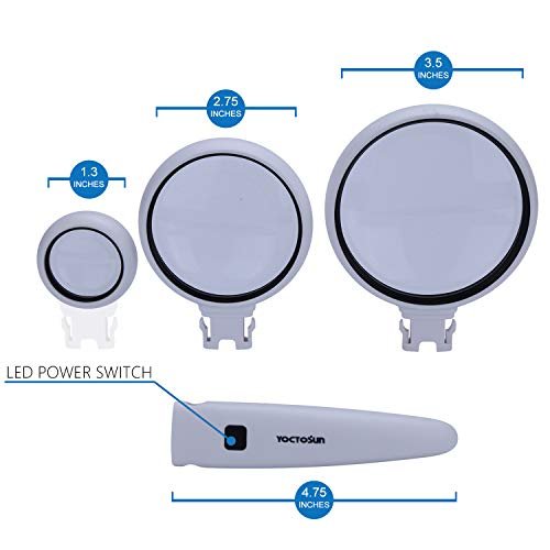 tölthető 2led es cserélhető lencse típusú nagyító 3db lencse 3,5x 5x 11x tölthető 2led es cserélhető lencse típusú nagyító 3db lencse 3,5x 5x 11x