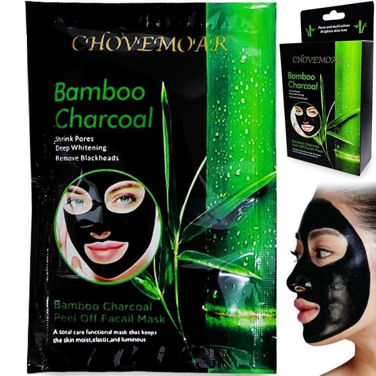 bambusz aktív szenes tisztító arcmaszk 10db bambusz aktív szenes tisztító arcmaszk 10db