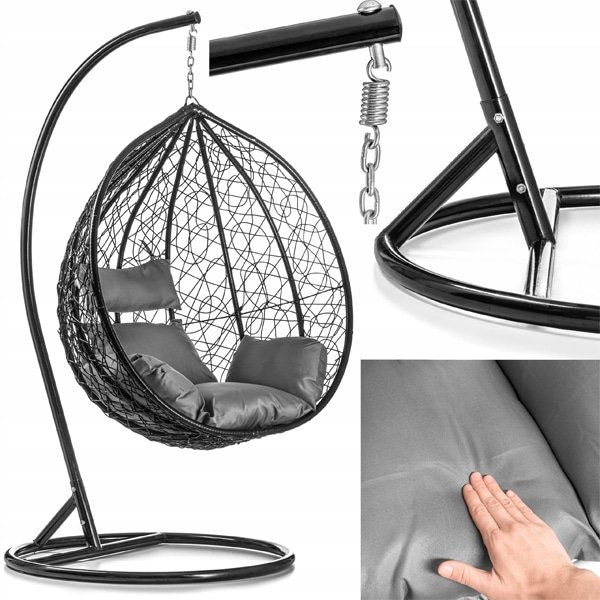 függőfotel, függőszék állvánnyal, párnákkal függőfotel, függőszék állvánnyal, párnákkal