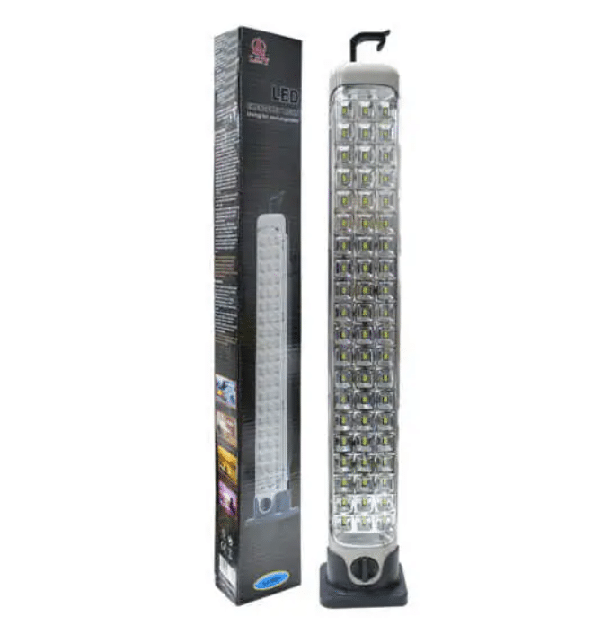 60 ledes, tölthető munkalámpa felállítható, felakasztható, 48 cm 60 ledes, tölthető munkalámpa felállítható, felakasztható, 48 cm