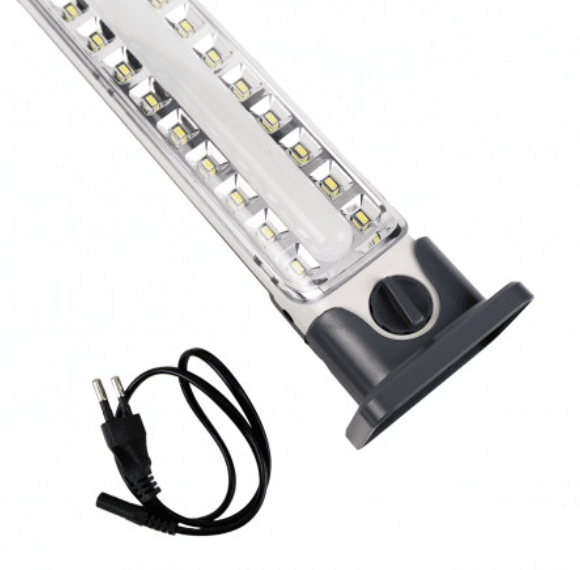 60 ledes, tölthető munkalámpa felállítható, felakasztható, 48 cm 60 ledes, tölthető munkalámpa felállítható, felakasztható, 48 cm