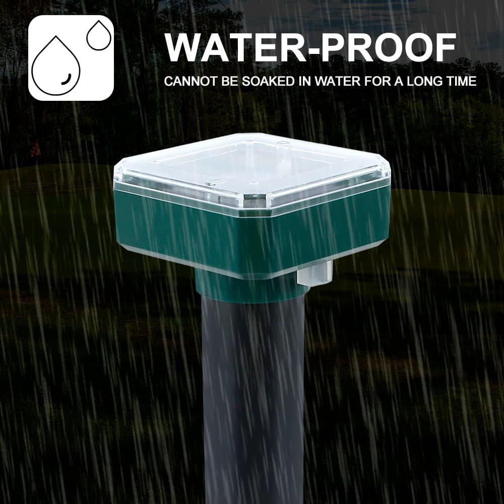 napelemes ultrahangos vakond és rágcsáló riasztó 400hz 4 darabos csomag napelemes ultrahangos vakond és rágcsáló riasztó 400hz 4 darabos csomag