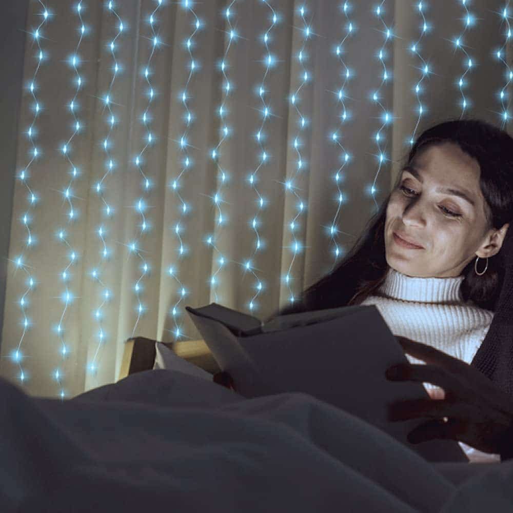 led fényfüggöny 8 üzemmód 2m x 2m 200 led es hideg fehér led fényfüggöny 8 üzemmód 2m x 2m 200 led es hideg fehér