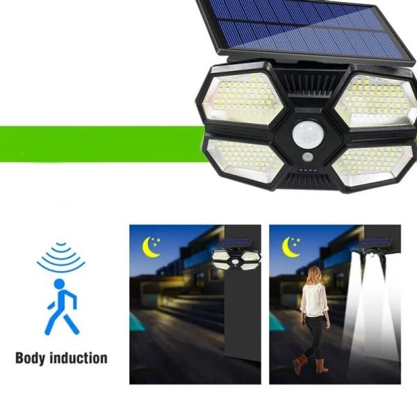 napelemes kültéri led lámpa mozgásérzékelővel, távirányítóval yd 180 2 napelemes kültéri led lámpa mozgásérzékelővel, távirányítóval yd 180 2