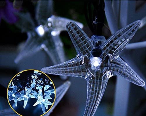 napelemes led es tengeri csillagok 20db os , vízálló beltéri, kültéri 20w 5 méter hideg fehér napelemes led es tengeri csillagok 20db os , vízálló beltéri, kültéri 20w 5 méter hideg fehér