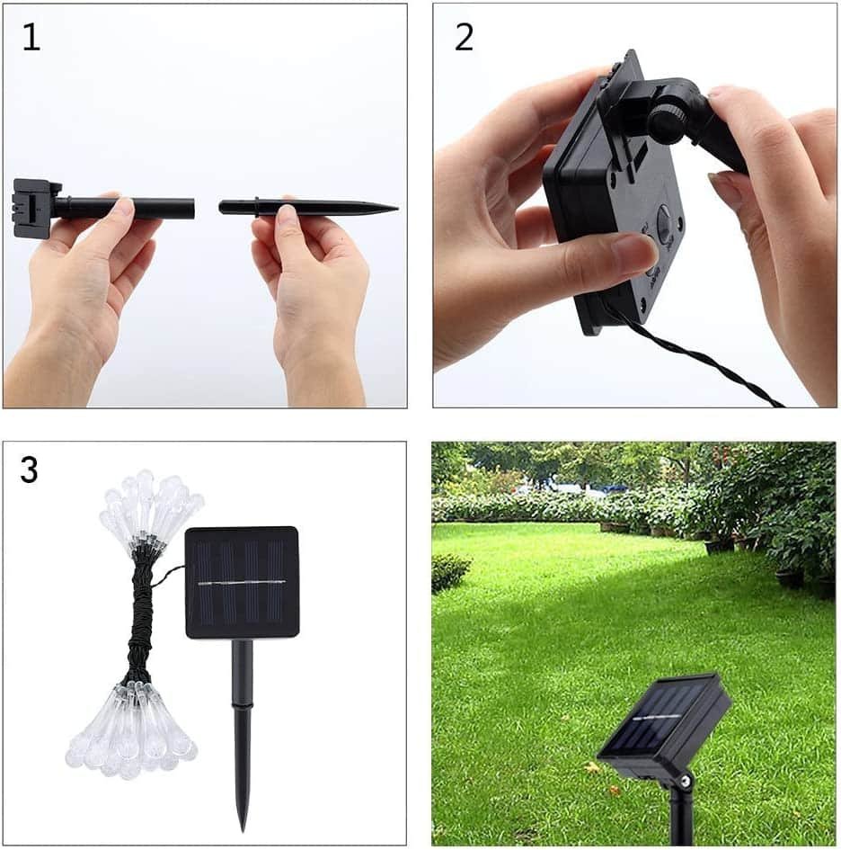 napelemes led es tengeri csillagok 20db os , vízálló beltéri, kültéri 20w 5 méter hideg fehér napelemes led es tengeri csillagok 20db os , vízálló beltéri, kültéri 20w 5 méter hideg fehér