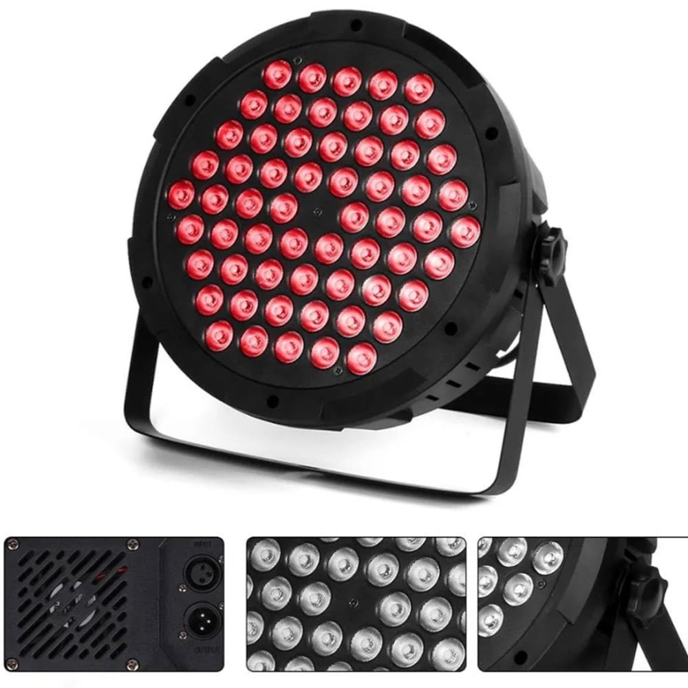 60 flat led discofény dmx vezérléssel 150w rgb reflektor 60 flat led discofény dmx vezérléssel 150w rgb reflektor