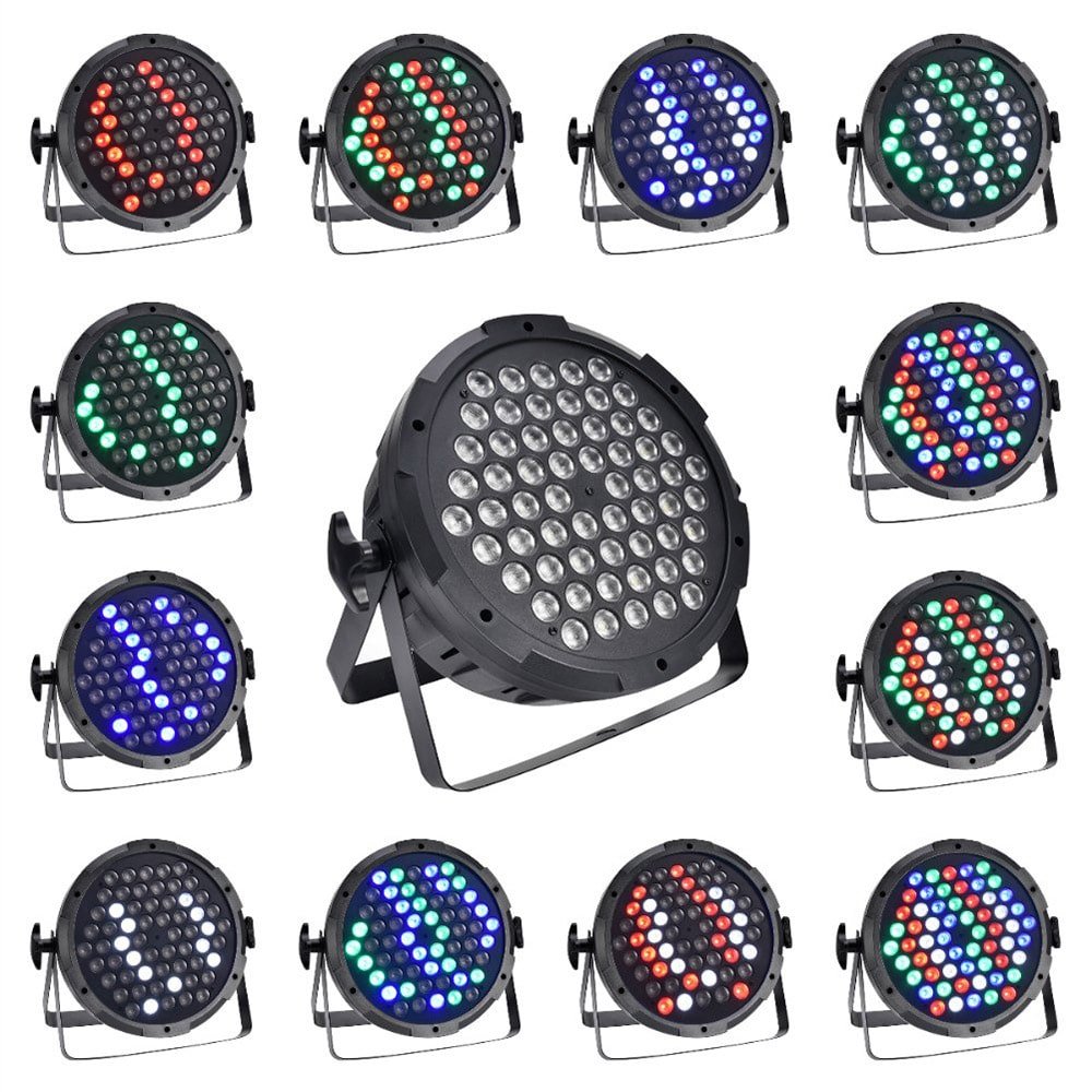 60 flat led discofény dmx vezérléssel 150w rgb reflektor 60 flat led discofény dmx vezérléssel 150w rgb reflektor