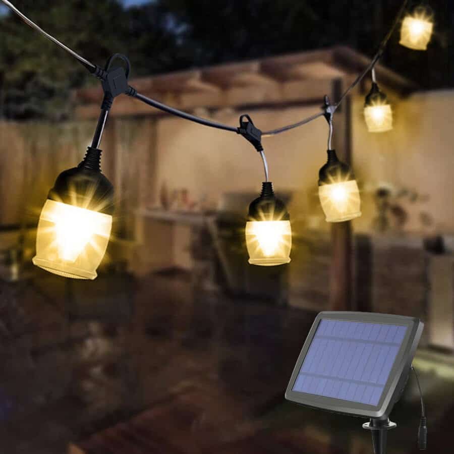 kültéri napelemes led égősor – meleg fehér – 8 fényprogram f12e kültéri napelemes led égősor – meleg fehér – 8 fényprogram f12e