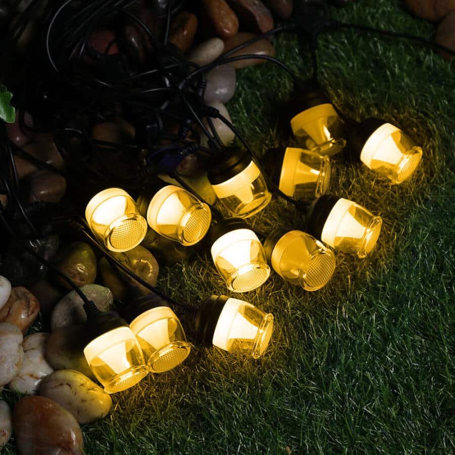 kültéri napelemes led égősor – meleg fehér – 8 fényprogram f12e kültéri napelemes led égősor – meleg fehér – 8 fényprogram f12e