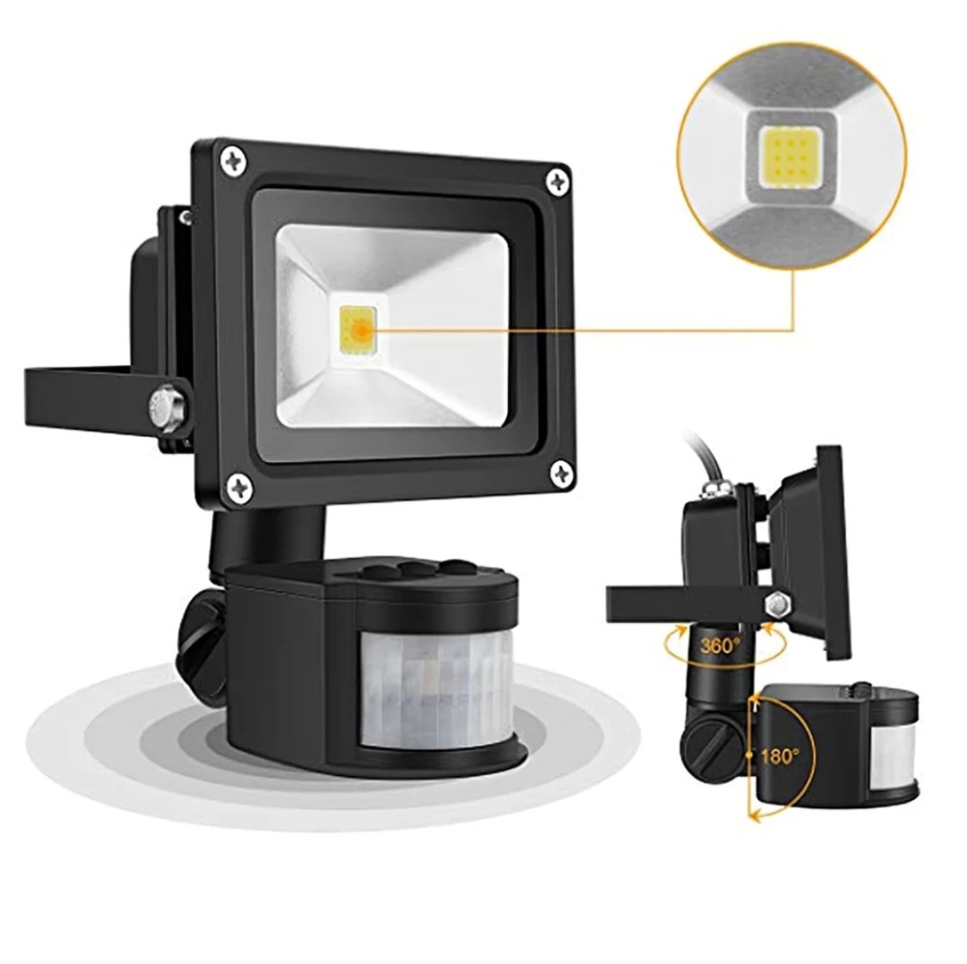 mozgásérzékelős led reflektor 10w mozgásérzékelős led reflektor 10w