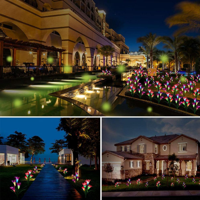 napelemes kerti virág lámpa napelemes kerti virág lámpa