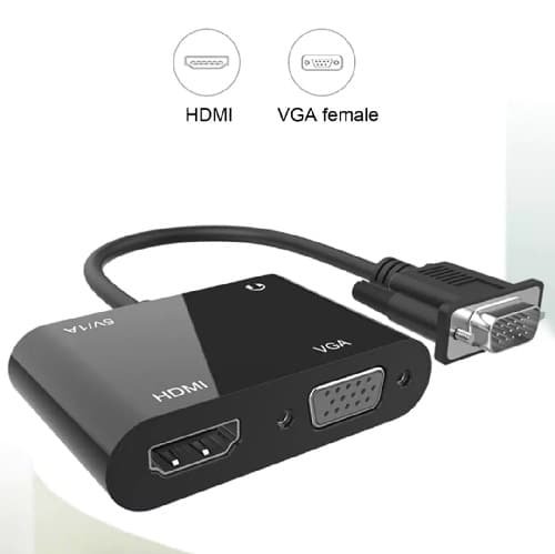 vga hdmi+vga átalakító audio kimenettel vga hdmi+vga átalakító audio kimenettel