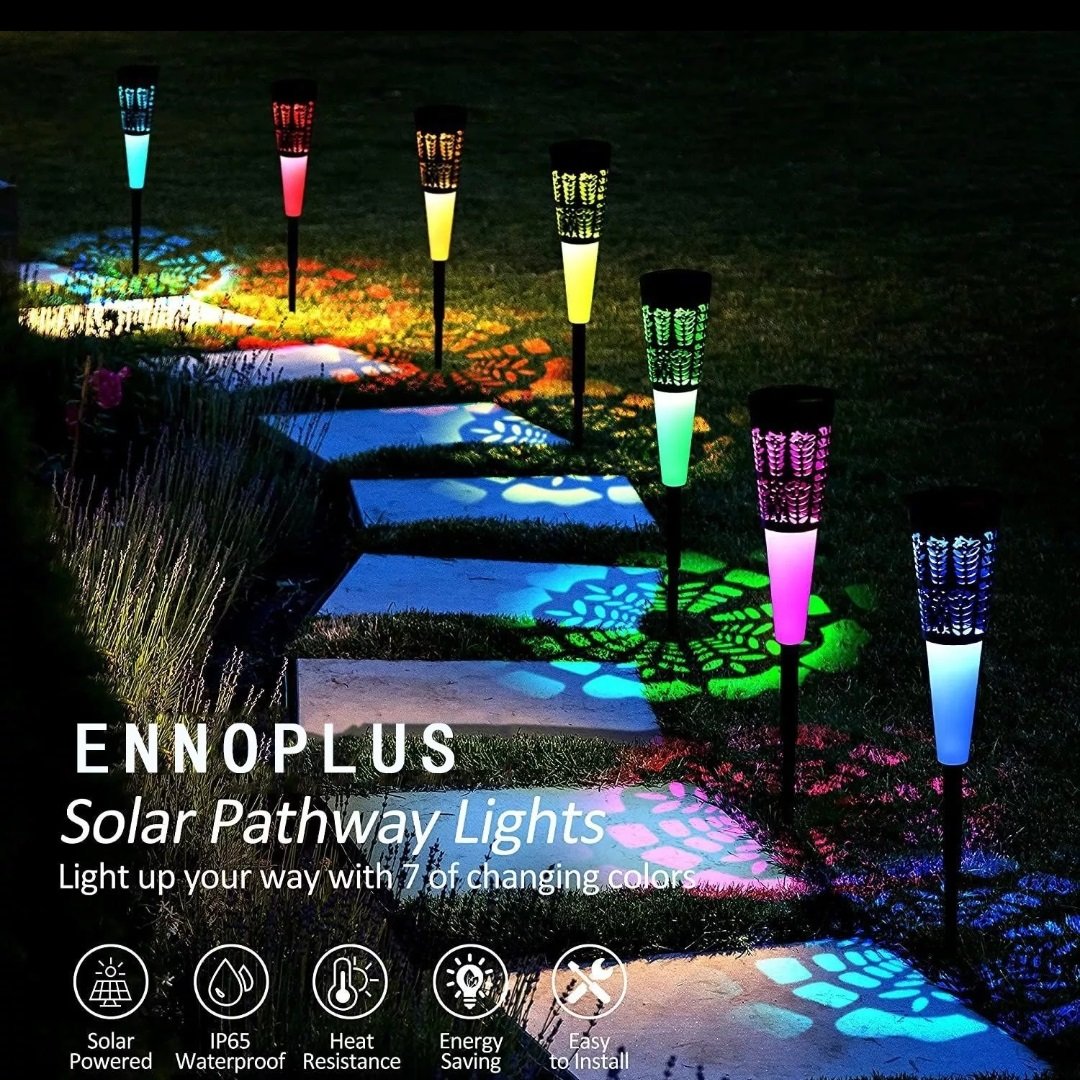 leszúrható napelemes led világítás készlet, fehér és rgb üzemmóddal, 6 db leszúrható napelemes led világítás készlet, fehér és rgb üzemmóddal, 6 db