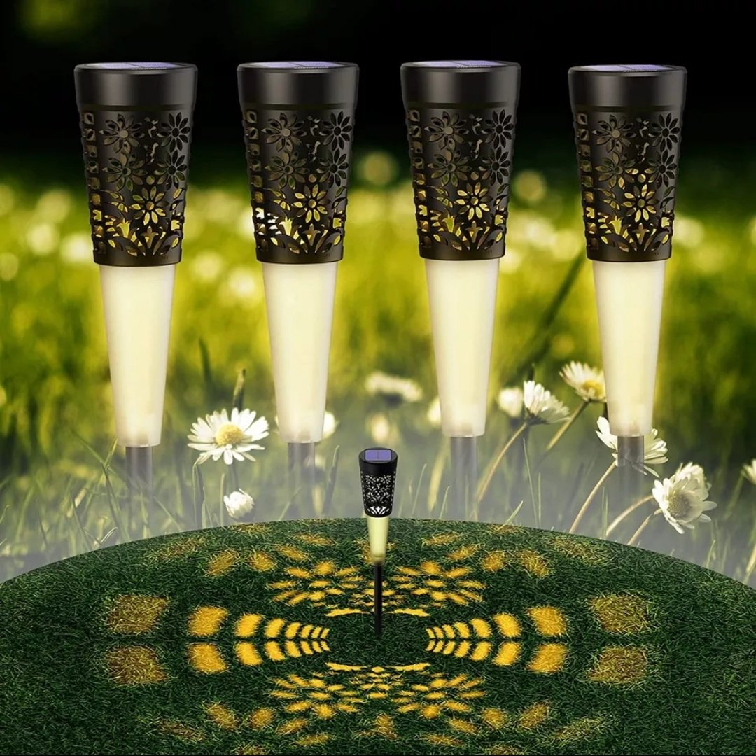 leszúrható napelemes led világítás készlet, fehér és rgb üzemmóddal, 6 db leszúrható napelemes led világítás készlet, fehér és rgb üzemmóddal, 6 db