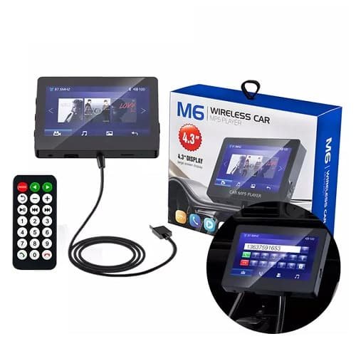 autós mp5 lejátszó, szellőző rácsba illeszthető – vezeték nélküli bluetooth csatlakozás / 4.3 col m6 autós mp5 lejátszó, szellőző rácsba illeszthető – vezeték nélküli bluetooth csatlakozás / 4.3 col m6