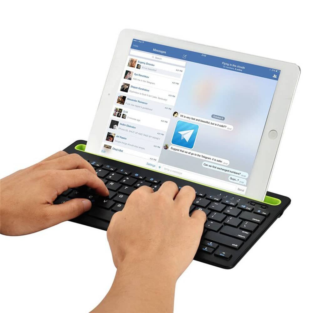 multi platform bluetooth billentyűzet tablet és telefontartóval multi platform bluetooth billentyűzet tablet és telefontartóval