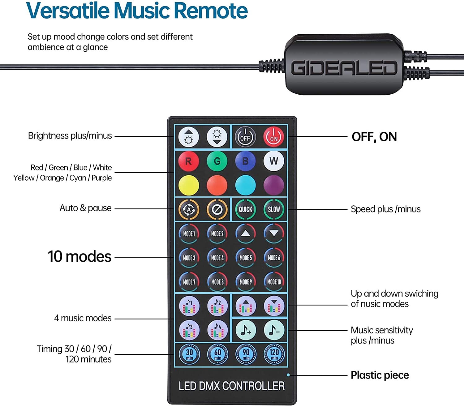 bluetooth kültéri rgb okos led égősor színes 9m f12c bluetooth kültéri rgb okos led égősor színes 9m f12c