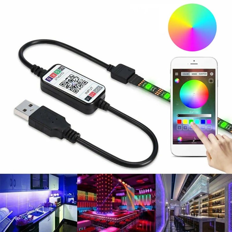 wifi s rgb led szalag szett, tÁvirÁnyÍtÓval, 20 m wifi s rgb led szalag szett, tÁvirÁnyÍtÓval, 20 m